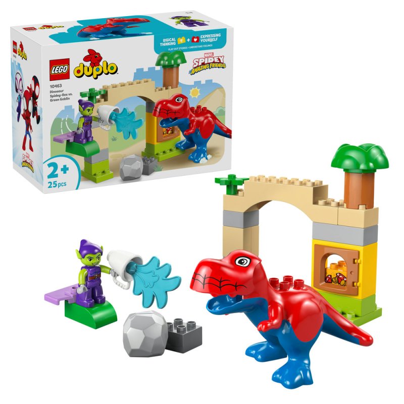 LEGO® DUPLO® 10463 Dinosaurus Spidey-Rex vs. Zelený goblin