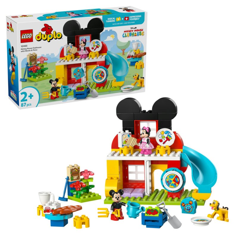 LEGO® DUPLO® 10465 Mickeyho klubík, Minnie a Pluto