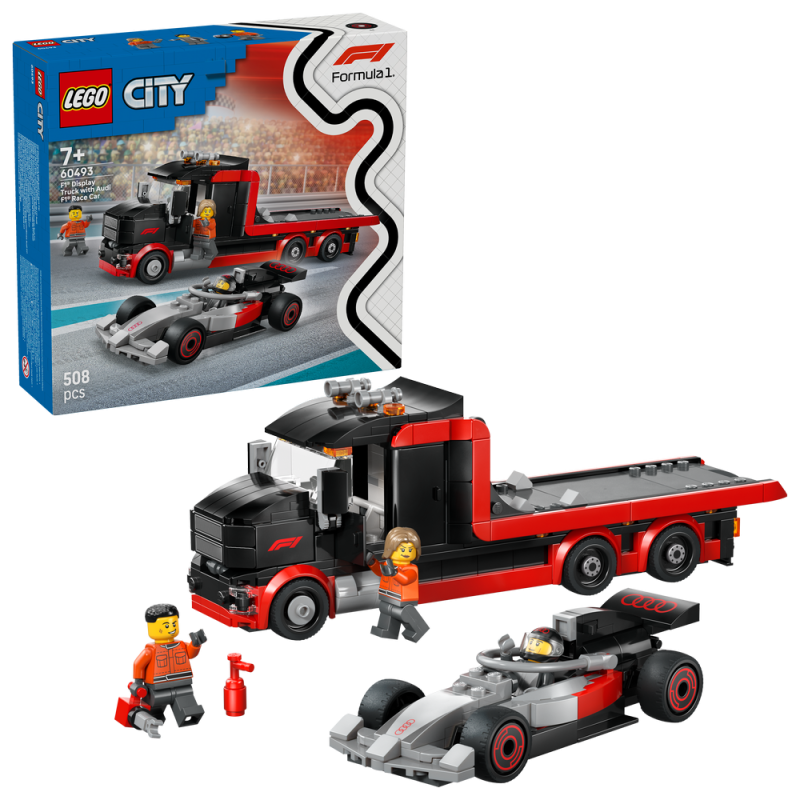 LEGO® City 60493 Výstavní náklaďák F1® se závodním autem Audi F1®