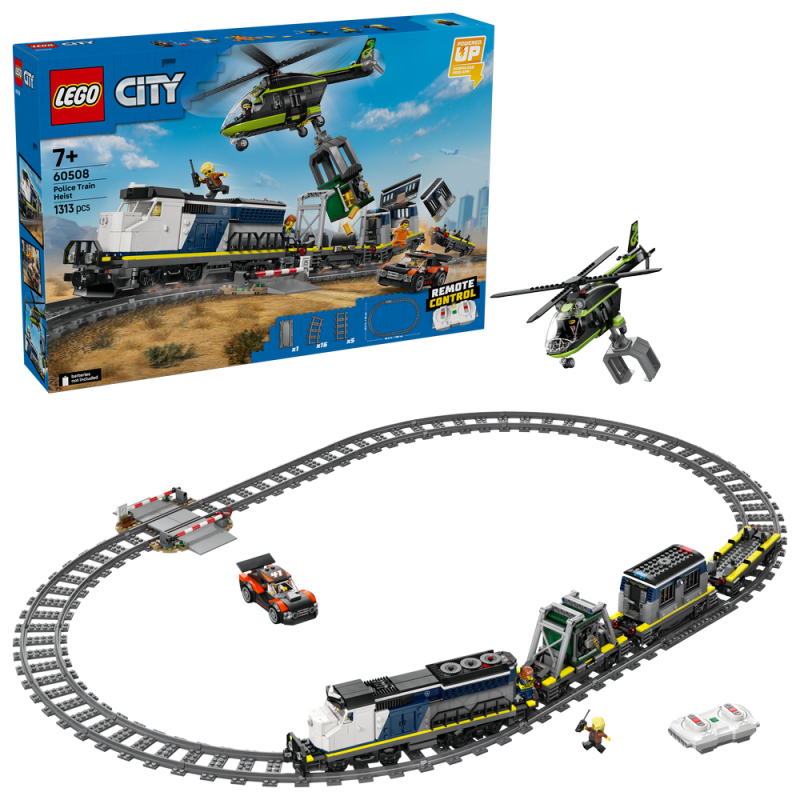 LEGO® City 60508 Loupež v policejním vlaku