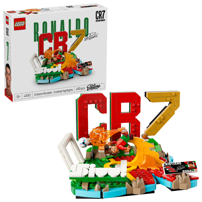 LEGO® Editions 43012 Cristiano Ronaldo – Hvězdné momenty fotbalu