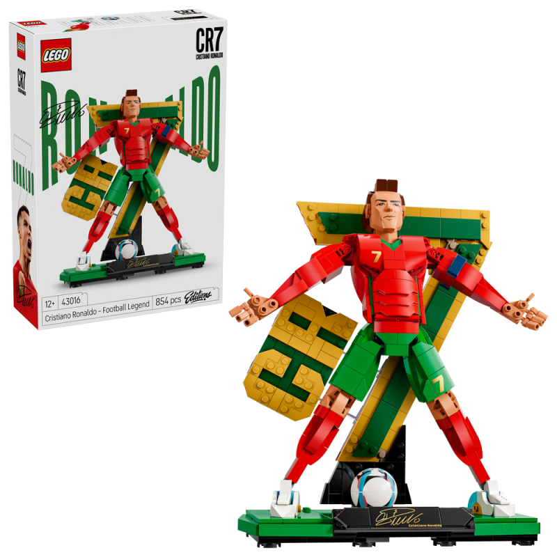 LEGO® Editions 43016 Cristiano Ronaldo – Fotbalová legenda