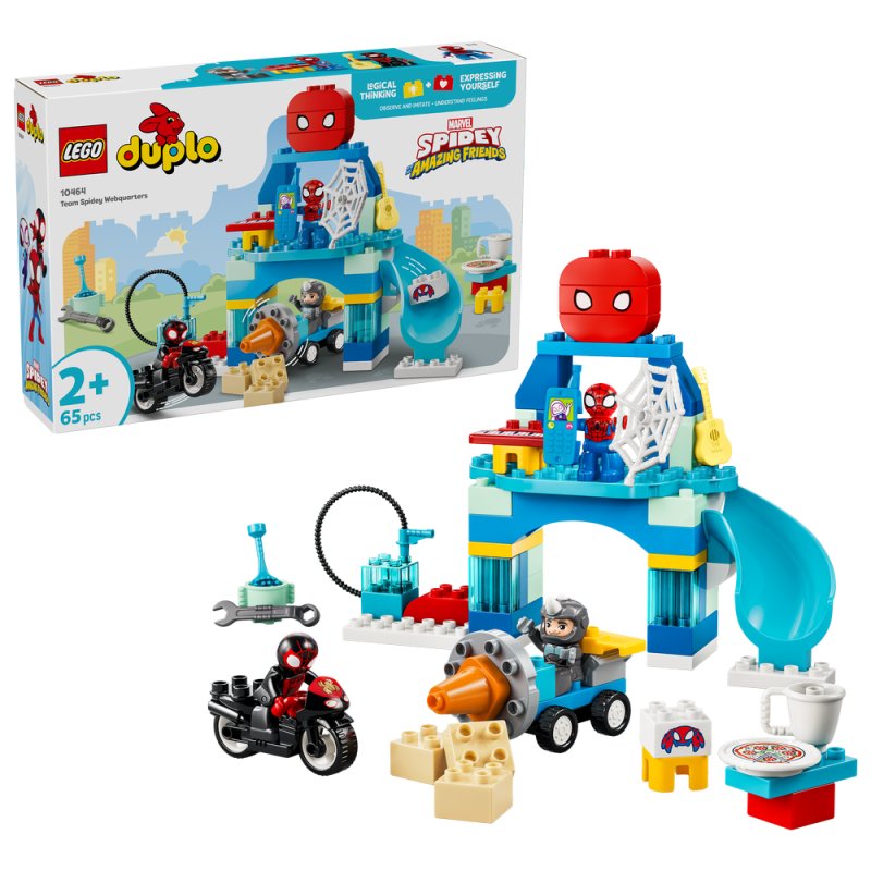 LEGO® DUPLO® │ Marvel 10464 Spideyho tým a pavoučí základna