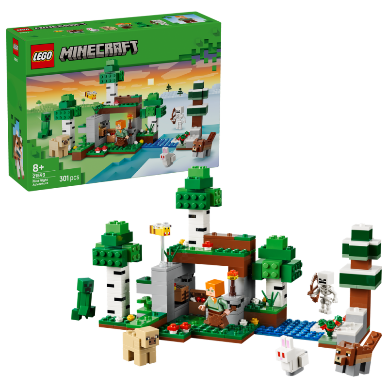 LEGO® Minecraft® 21593 První noční dobrodružství