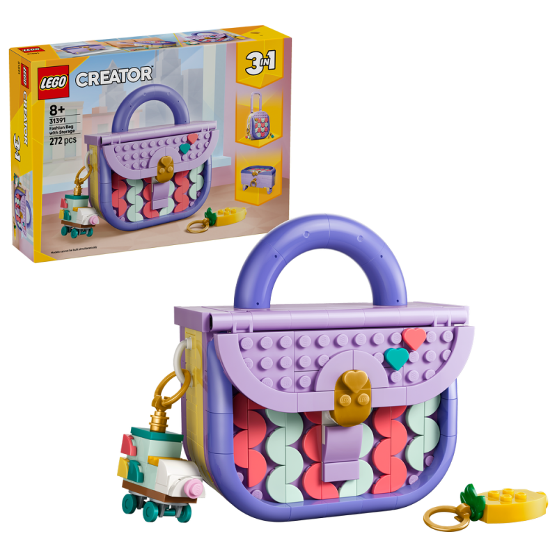 LEGO® Creator 3 v 1 31391 Módní kabelka s úložným prostorem