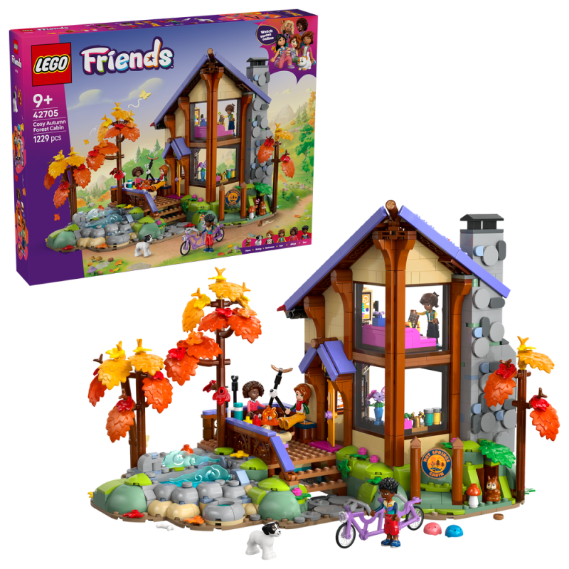 LEGO® Friends 42705 Útulná chata v podzimním lese
