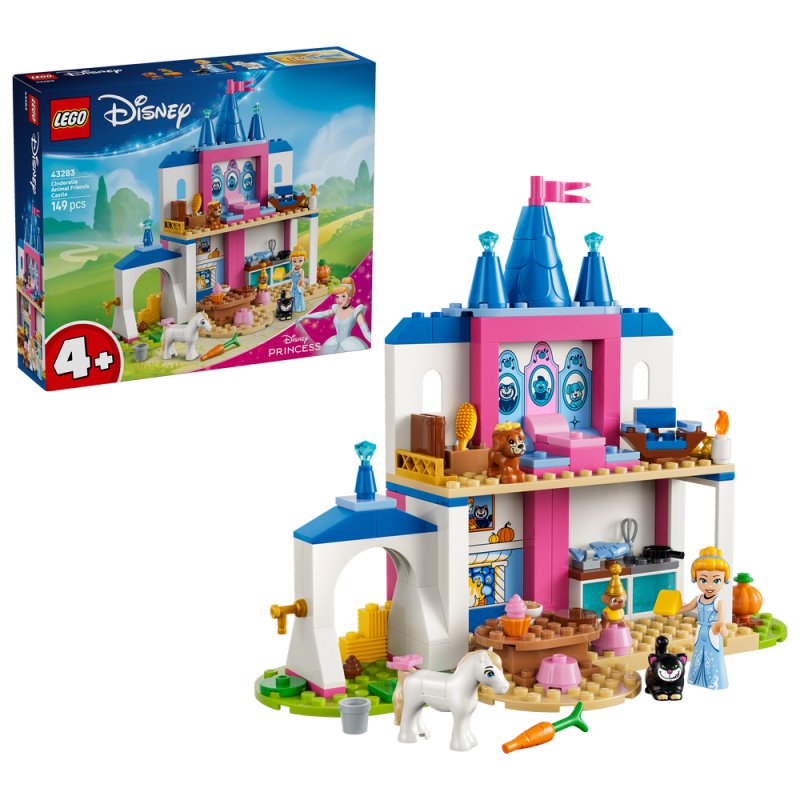 LEGO® │ Disney 43283 Popelčin zámek a její zvířecí přátelé