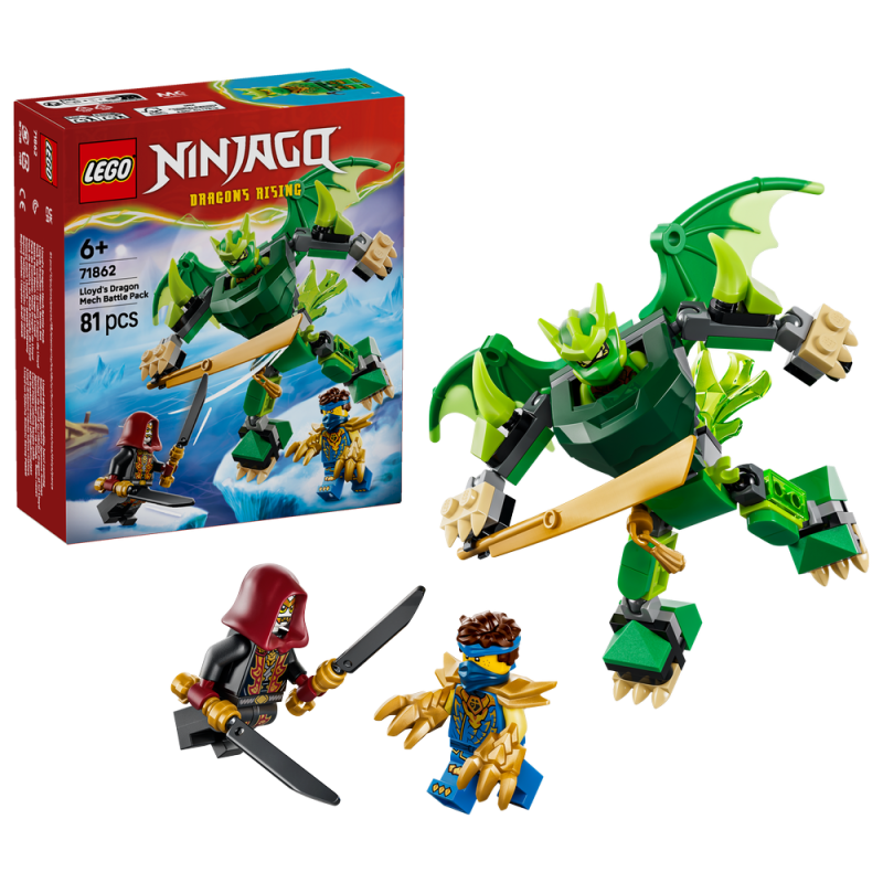 LEGO® NINJAGO® 71862 Bojový balíček: Lloydův dračí oblek