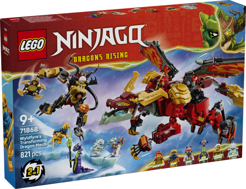 LEGO® NINJAGO® 71868 Wyldfyre a transformační dračí oblek