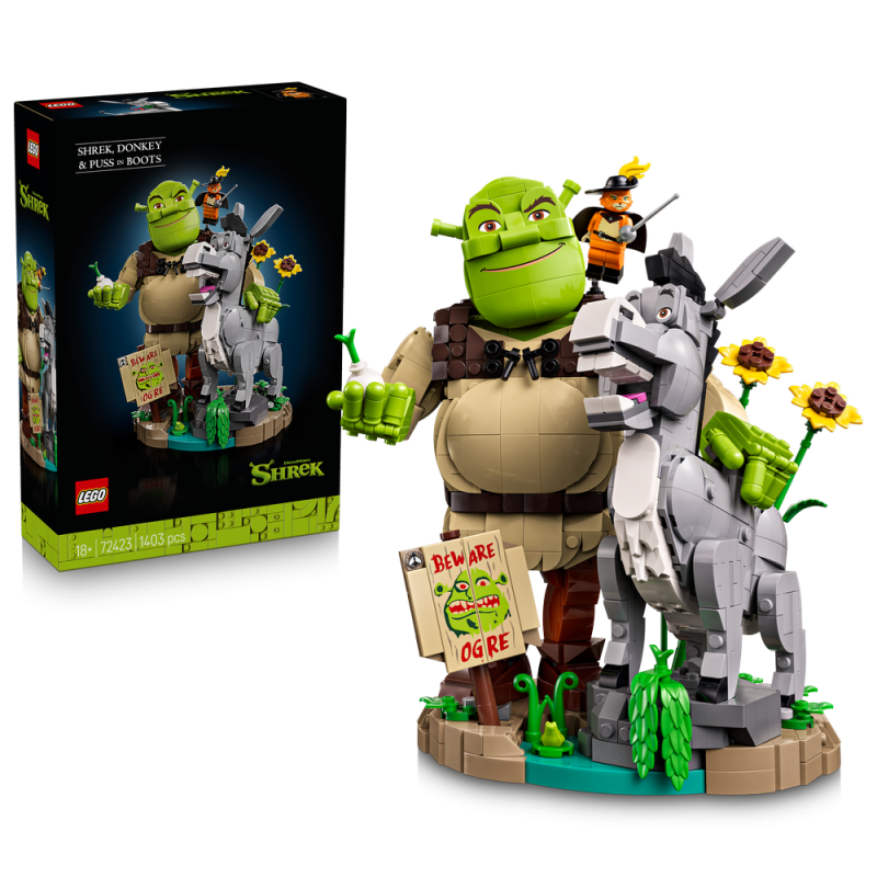 LEGO® Shrek 72423 Shrek, Oslík a Kocour v botách