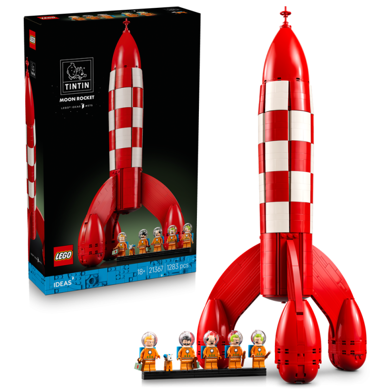 LEGO® Ideas 21367 Tintin® a raketa na Měsíc