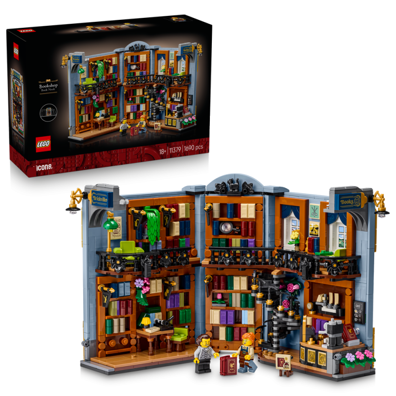 LEGO® Icons 11379 Knižní zarážka: Knihkupectví