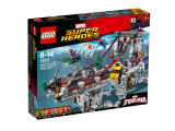 LEGO Super Heroes Spiderman: Úžasný souboj pavoučích válečníků na mostě 76057