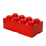 LEGO® úložný box 8 červená