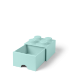 LEGO® úložný box 4 s šuplíkem aqua