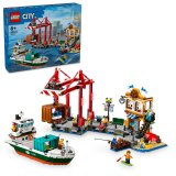 LEGO® City 60422 Přístav s nákladní lodí