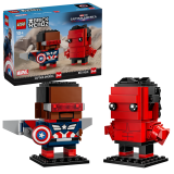 LEGO® BrickHeadz™ Marvel 40668 Figurky Kapitána Ameriky a Červeného Hulka