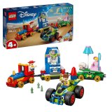 LEGO® │ Disney 43264 Slavnostní vláček a Autíčko z Příběhu hraček