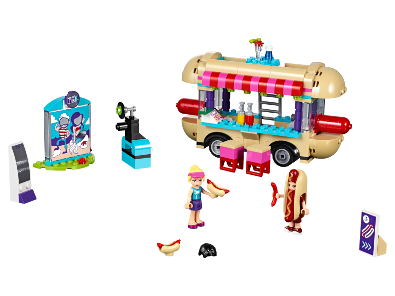 LEGO Friends Dodávka s párky v rohlíku v zábavním parku 41129