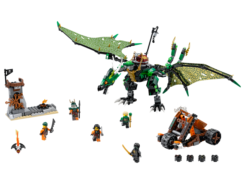 LEGO Ninjago Zelený drak NRG 70593