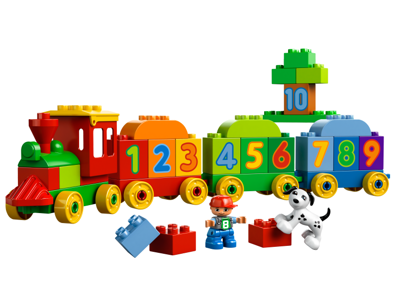 LEGO DUPLO Vláček plný čísel 10558