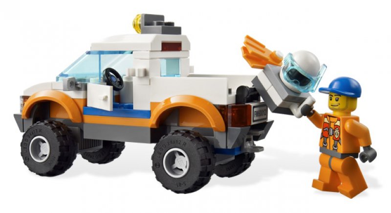 LEGO City Džíp 4x4 a potápěčský člun 60012