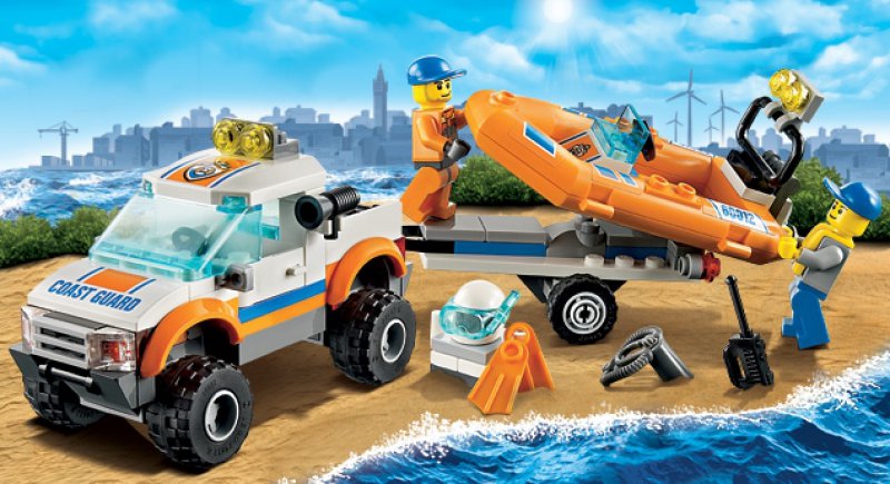 LEGO City Džíp 4x4 a potápěčský člun 60012