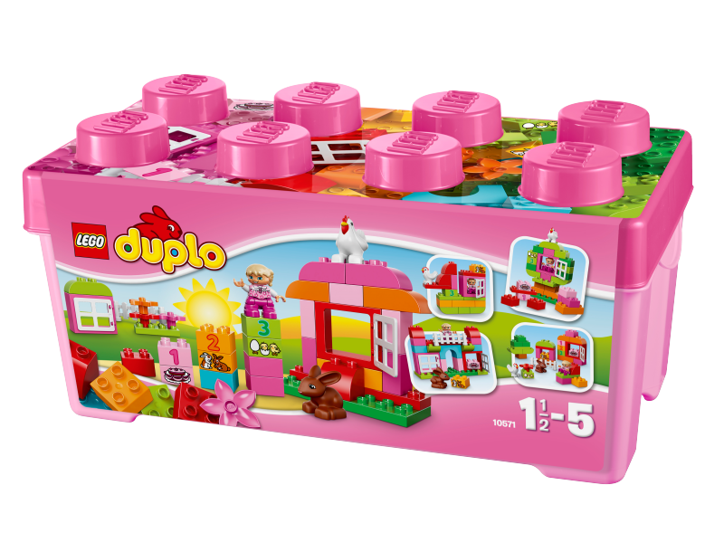 LEGO DUPLO Růžový box plný zábavy 10571