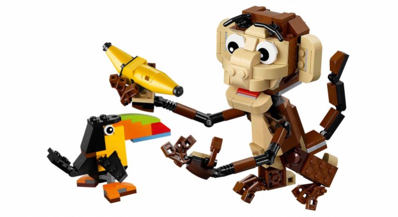 LEGO Creator Zvířátka z džungle 31019