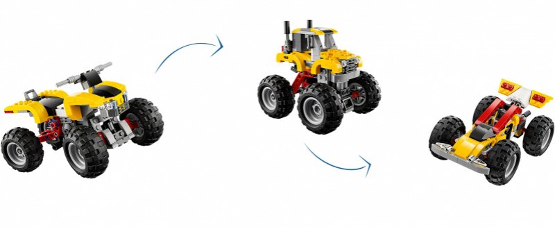 LEGO Creator Turbo čtyřkolka 31022