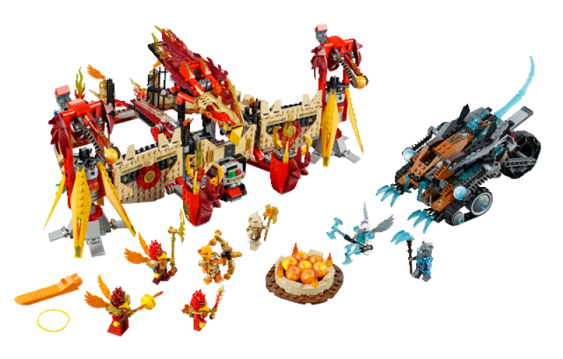 LEGO Chima Létající ohnivý chrám Fénix 70146