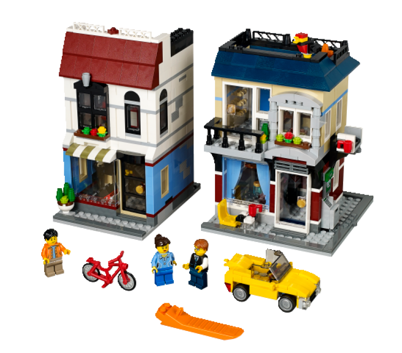 LEGO Creator Moto shop a kavárna 31026