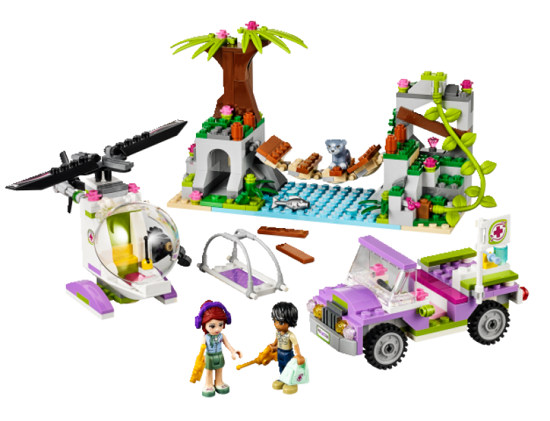 LEGO Friends Záchrana na mostě v džungli 41036