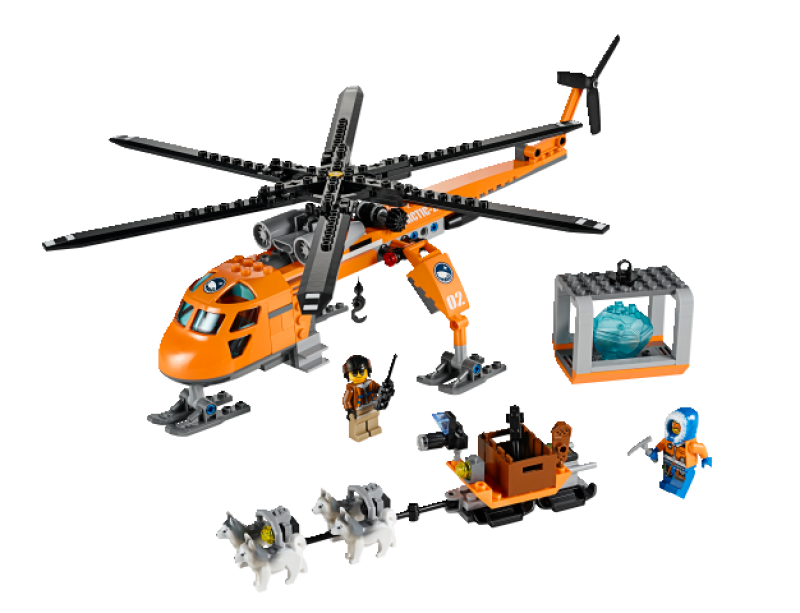 LEGO City Polární heli-jeřáb 60034