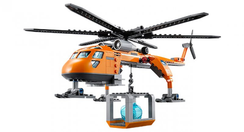 LEGO City Polární heli-jeřáb 60034