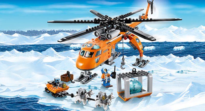 LEGO City Polární heli-jeřáb 60034