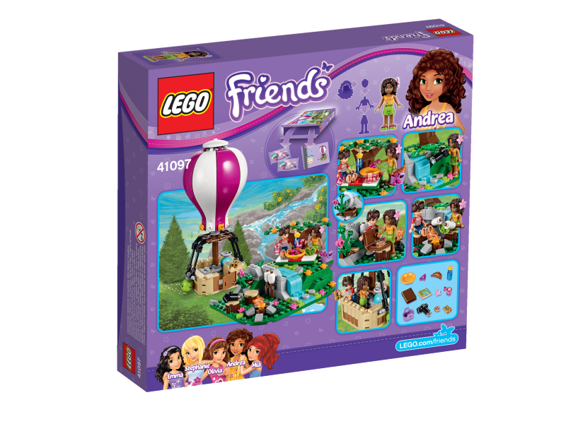 LEGO Friends Horkovzdušný balón v Heartlake 41097