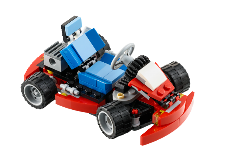 LEGO Creator Červená motokára 31030