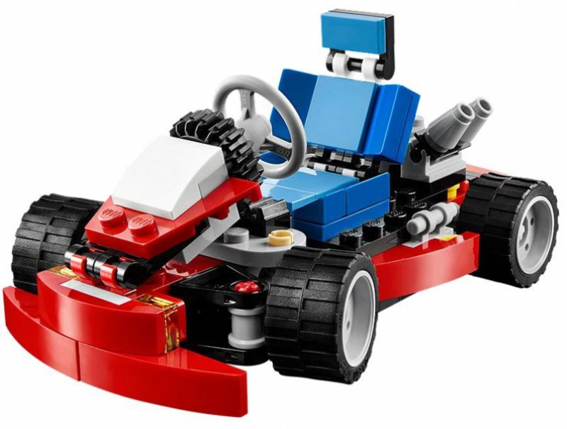 LEGO Creator Červená motokára 31030