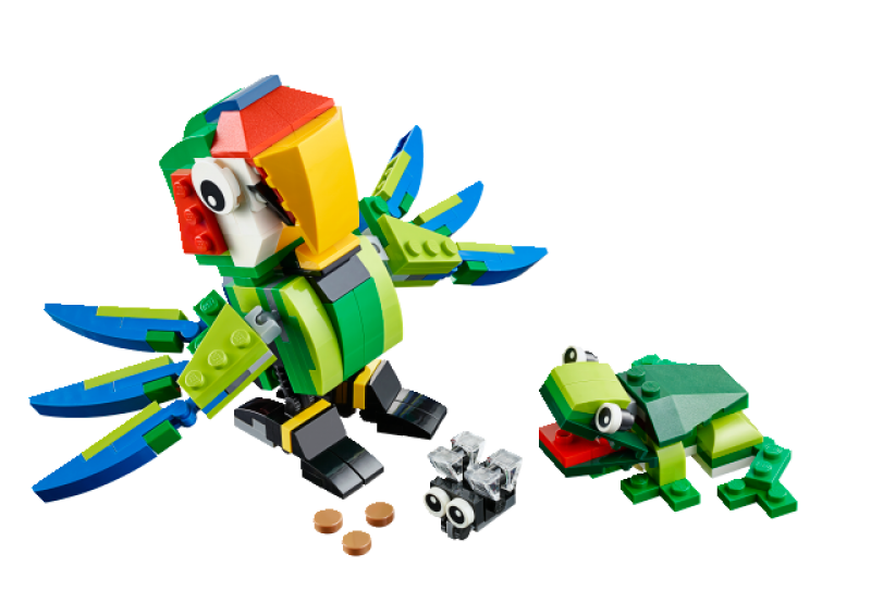 LEGO Creator Zvířata z deštného pralesa 31031