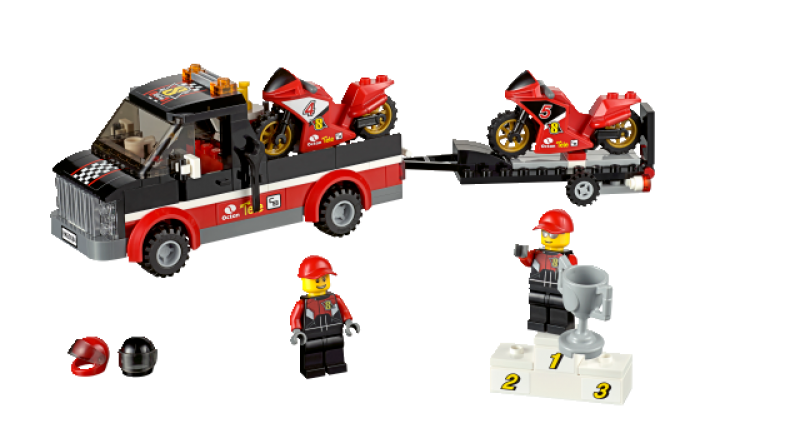 LEGO City Přepravní kamión na závodní motorky 60084