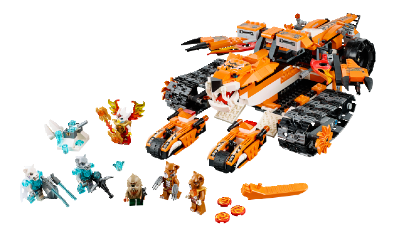 LEGO Chima Mobilní velitelství tygrů 70224