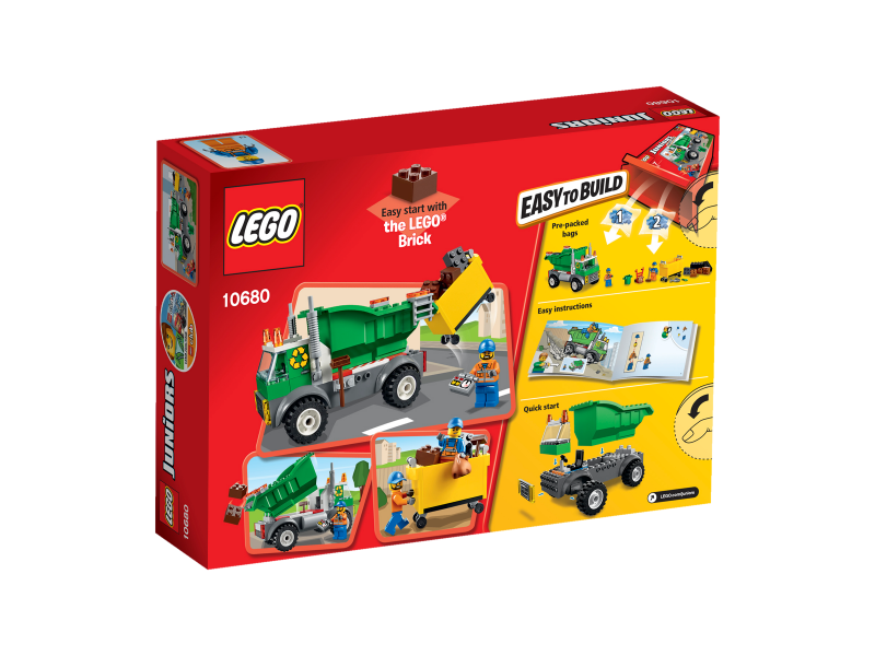 LEGO Juniors Popelářské auto 10680