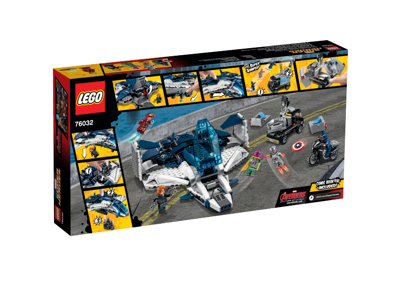 LEGO Super Heroes Městská honička s tryskáčem Avengers Quinjet 76032