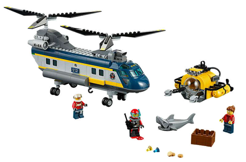 LEGO City Vrtulník pro hlubinný mořský výzkum 60093