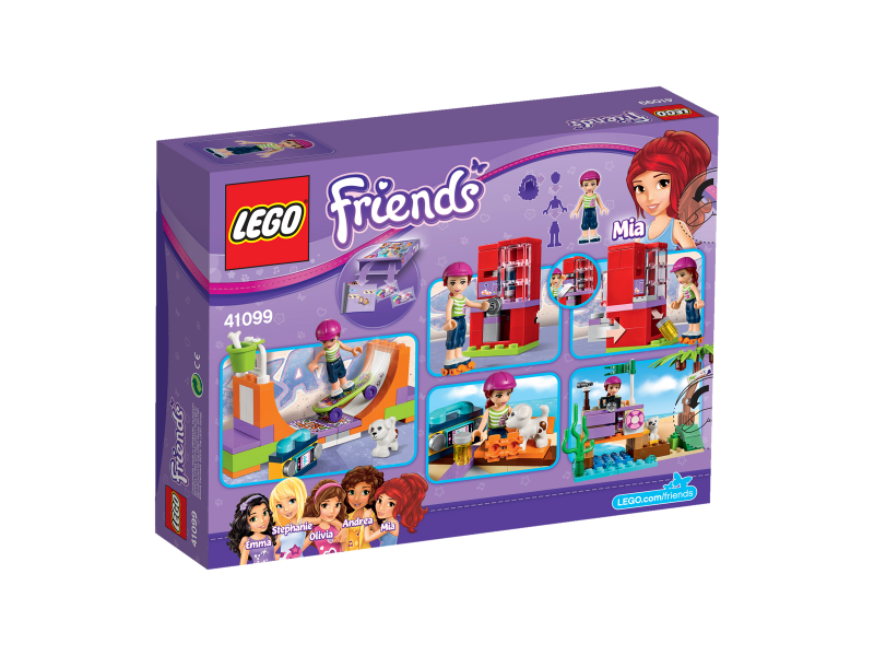 LEGO Friends Skatepark v městečku Heartlake 41099