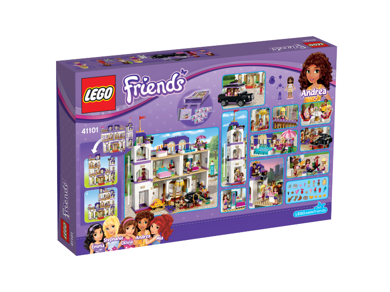 LEGO Friends Hotel Grand v městečku Heartlake 41101