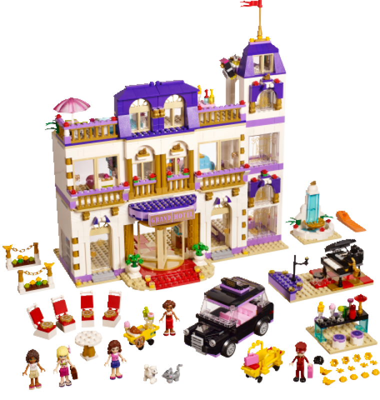 LEGO Friends Hotel Grand v městečku Heartlake 41101