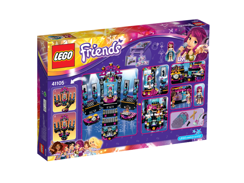 LEGO Friends Pódium pro vystoupení popových hvězd 41105