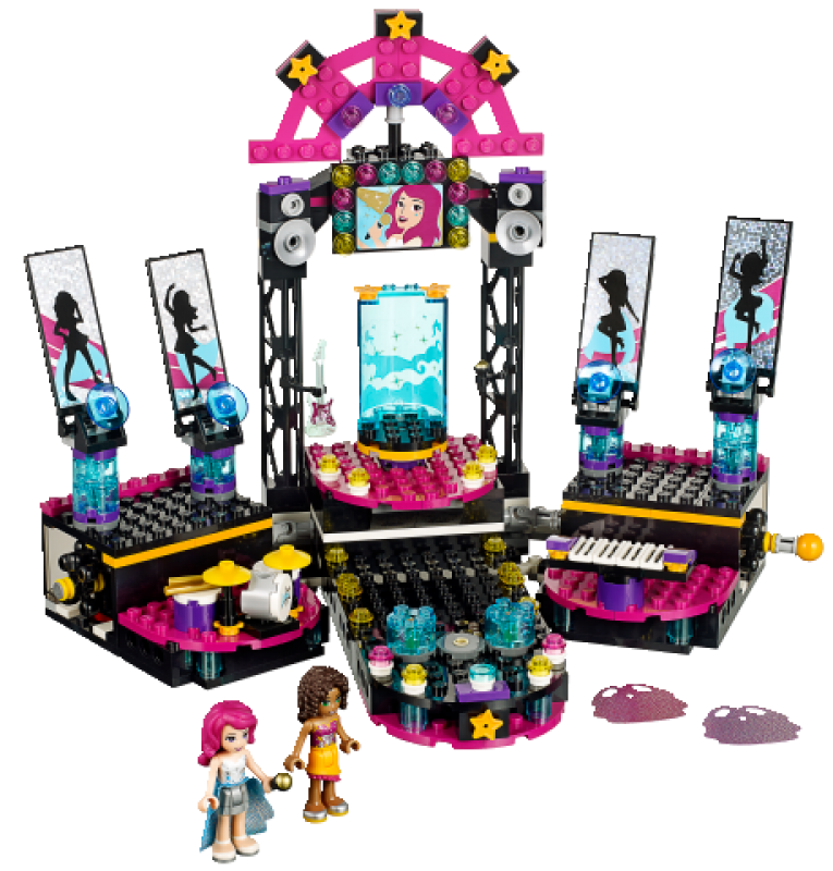 LEGO Friends Pódium pro vystoupení popových hvězd 41105